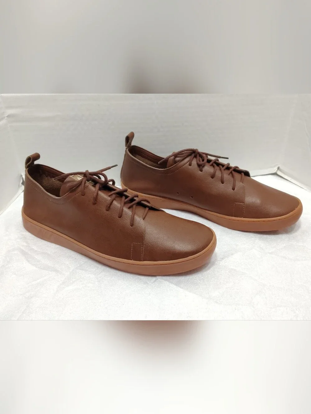 Ahimsa Andy Dark Olive, Men's # 13 US Vegan Leather, Slip Resistant, Waterproof